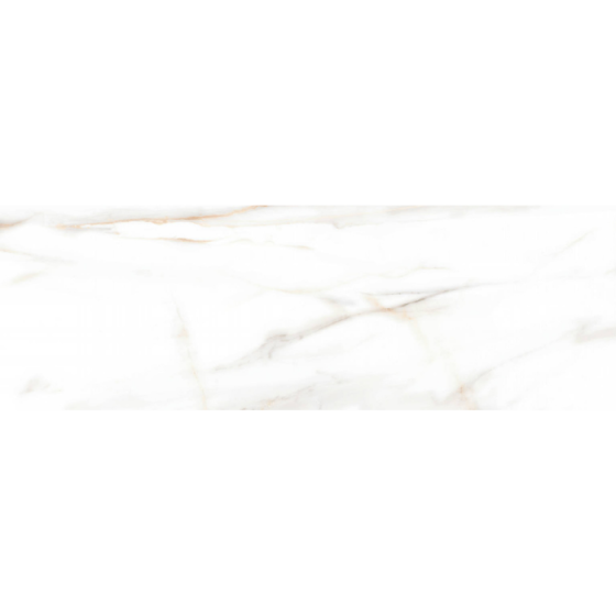 Λευκό πλακάκι τοίχου Ardenza Brillo 30x90 με glossy μαρμάρινη επιφάνεια